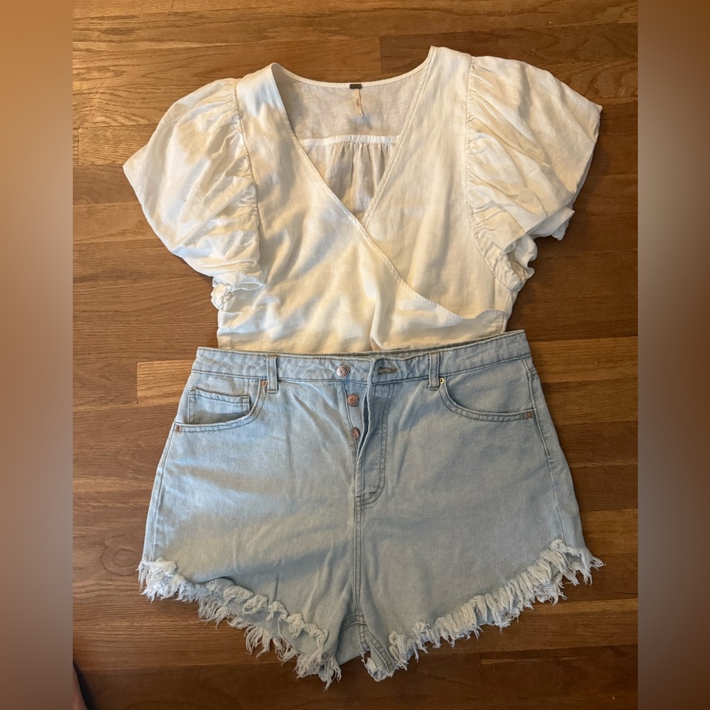 Light Blue Jean shorts